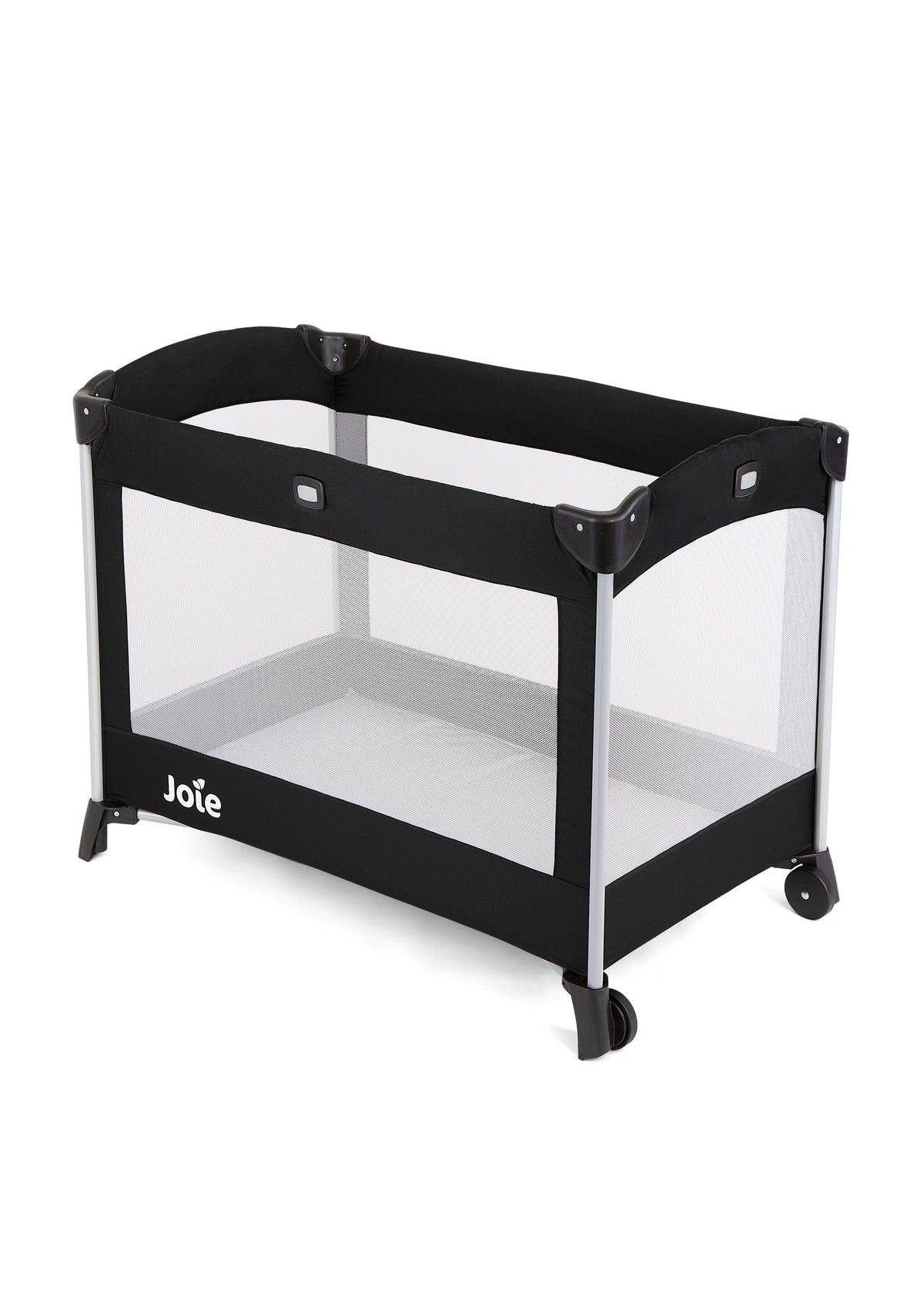 Joie Kubbie™ Compact Travel Cot with Bassinet – Coal