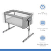 Joie Roomie Glide Bassinet - Foggy Grey
