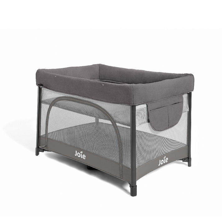 Joie Sesame LX One-Hand Fold Playard with Bassinet & Changer Thunder