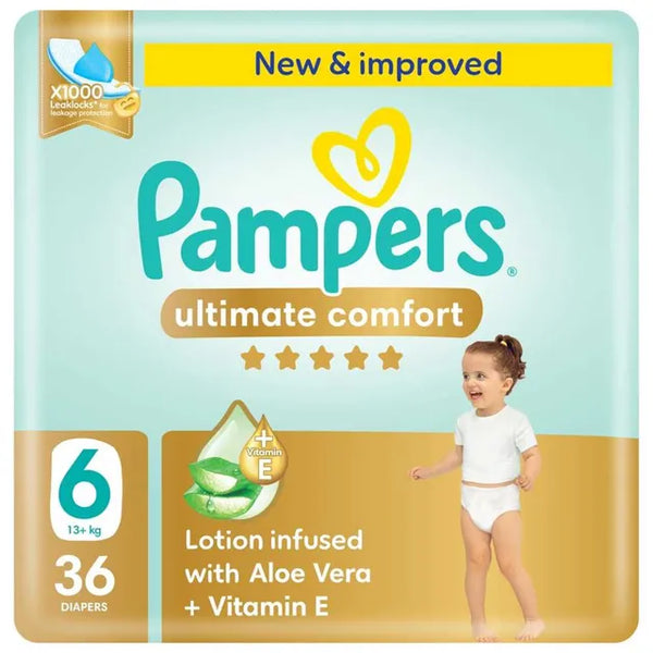 Pampers Ultimate Comfort Size 6 13+kg 36Diapers