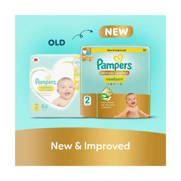 Pampers Ultimate Comfort Size 23-8kg 46Diapers