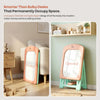 R for Rabbit Little Genius Doodle Duo Whiteboard & Chair Set One Size Peach Green