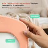 R for Rabbit Little Genius Doodle Duo Whiteboard & Chair Set One Size Peach Green