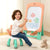 R for Rabbit Little Genius Doodle Duo Whiteboard & Chair Set One Size Peach Green