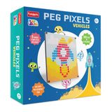 Funskool Peg Pixels Vehicles 360 Pieces Multicolour