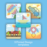 Funskool Peg Pixels Vehicles 360 Pieces Multicolour