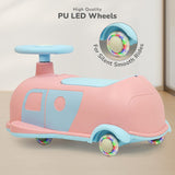 R For Rbbit Iya Iya Caravan Swing car - Pink Blue