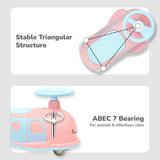 R For Rbbit Iya Iya Caravan Swing car - Pink Blue