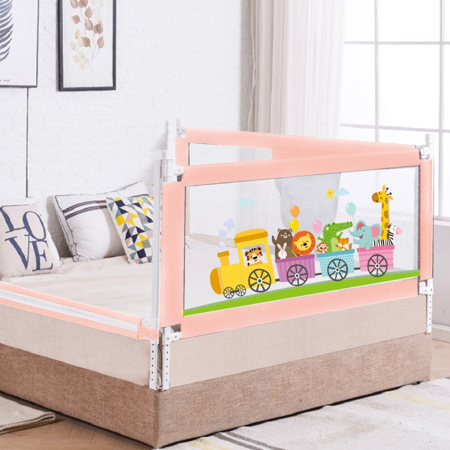 R For Rabbit Bed Rail Safari Pink