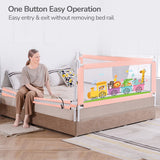 R For Rabbit Safari Bed Rail - Pink