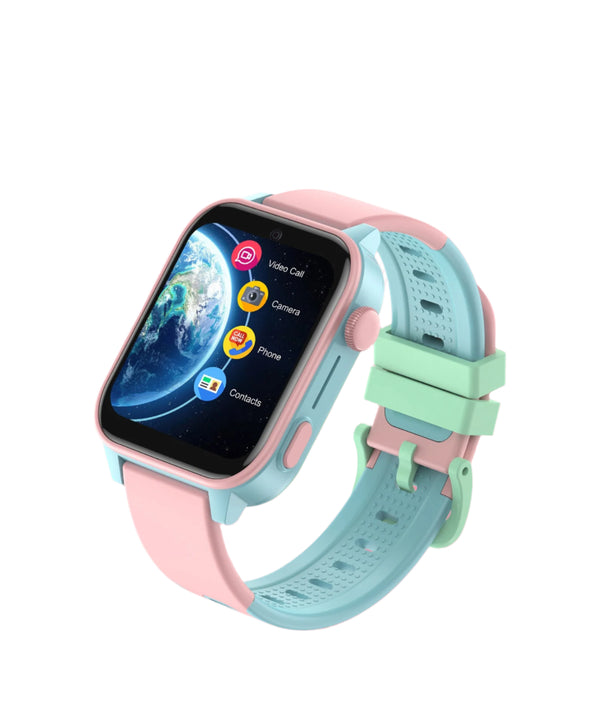 Spiky GNOME 4g Video & Voice Calling Smartwatch with - Pink