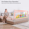 R For Rabbit Bed Rail Safari Pink