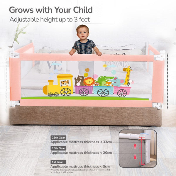 R For Rabbit Safari Bed Rail - Pink