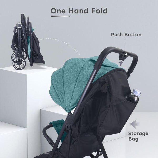 R For Rabbit Pocket Air Stroller - Green Black