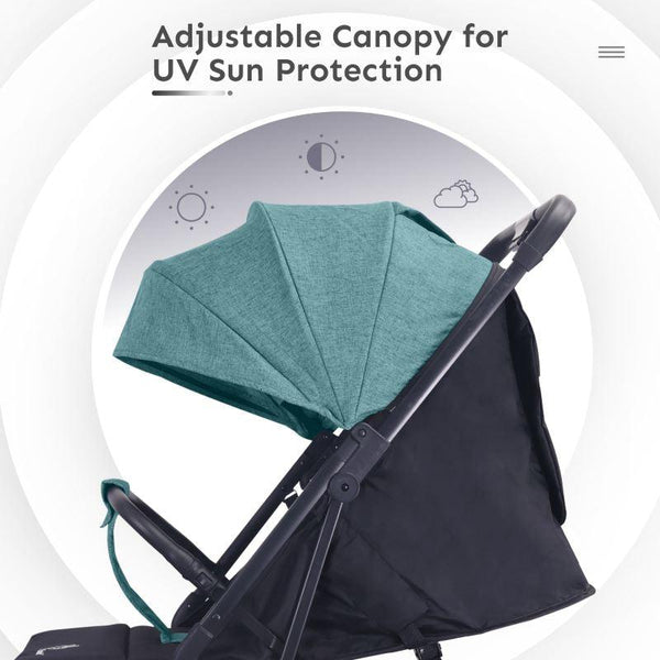 R For Rabbit Pocket Air Stroller - Green Black