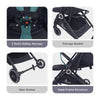 R For Rabbit Pocket Air Stroller - Green Black