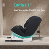 R For Rabbit Jack N Jill Grand ISOFIX Car Seat Pure Black