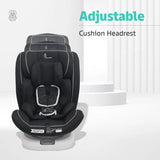 R For Rabbit Jack N Jill Grand ISOFIX Car Seat Pure Black
