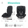 R For Rabbit Jack N Jill Grand ISOFIX Car Seat Pure Black