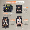 R For Rabbit Jack N Jill NXG Baby Car Seat With Advanced Side Impact Protection Pure Black