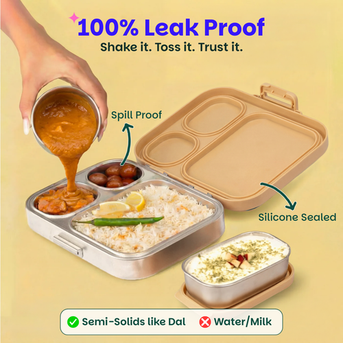 Basil Bento Quad+ Lunchbox 1250 ml Himachali Guldaan