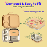 Basil Bento Quad+ Lunchbox 1250 ml Himachali Guldaan