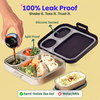 Basil Bento Quad+ Lunchbox 1250 ml Classic Black