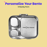 Basil Bento Quad+ Lunchbox 1250 ml Classic Grey