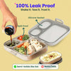 Basil Bento Quad+ Lunchbox 1250 ml Classic Grey