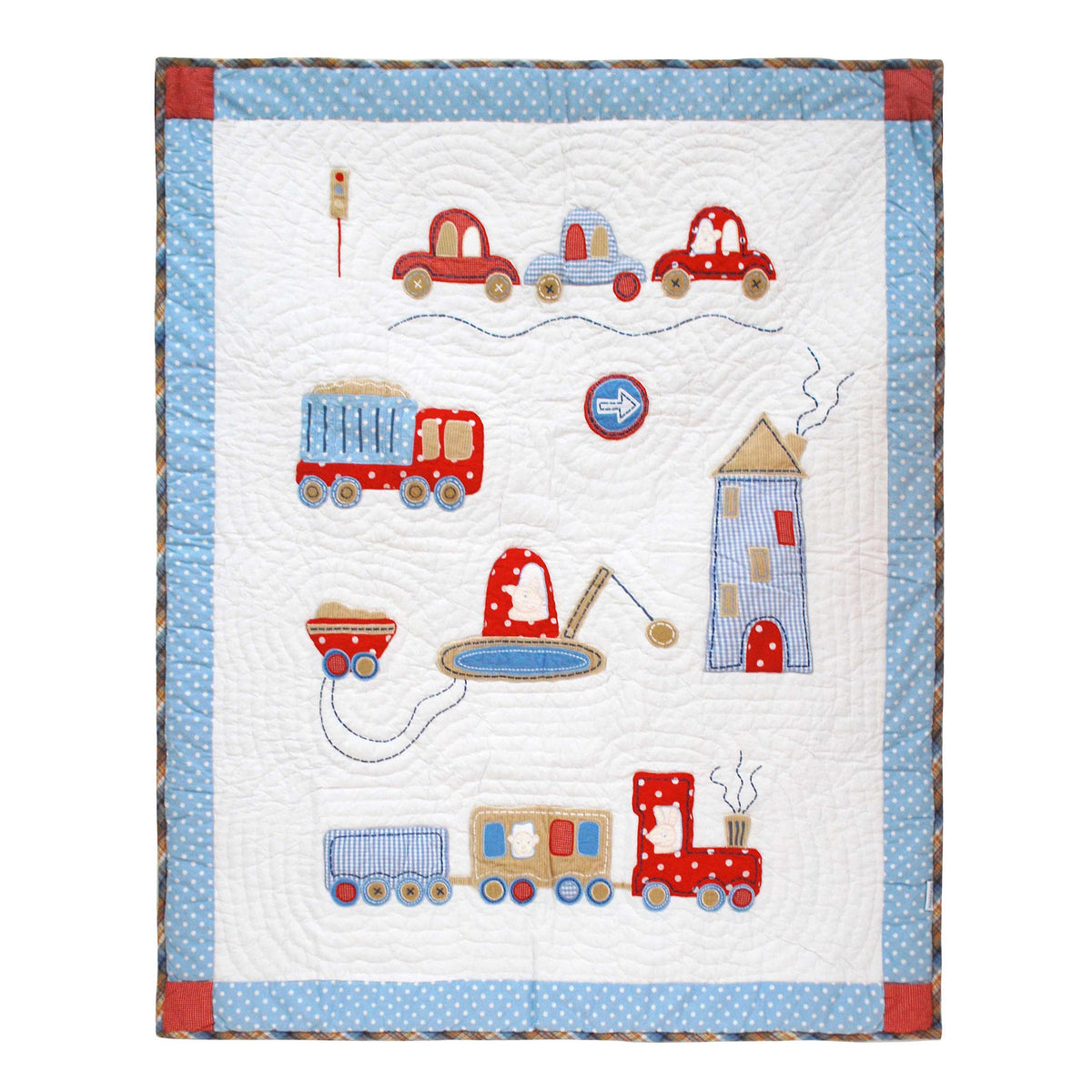 Abracadabra Baby Quilt - Transport