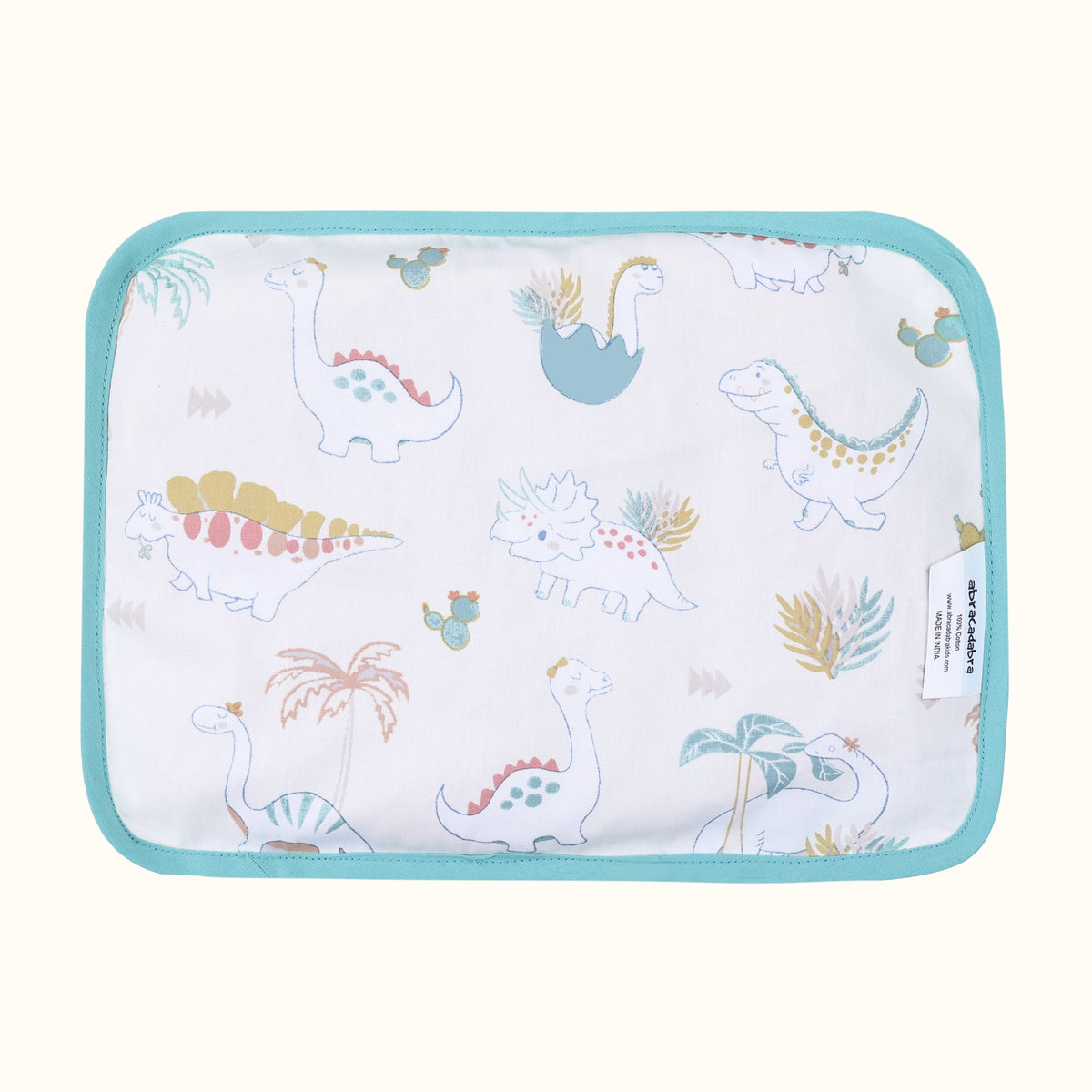 Abracadabra Rai Mustard Seed Baby Pillow – D for Dino