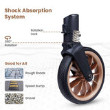 R For Rabbit Stroller Street Smart Quick Auto Fold - Gold Black