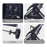 R For Rabbit Stroller Street Smart Pure Black