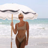 Sunnylife Luxe Beach Umbrella Casa Marbella Vintage Black