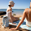 Sunnylife Blue Color Canvas Drinks Bag Jardin Ocean