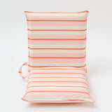 SUNNYLIFE Folding Seat Summer Stripe Strawberry Sorbet