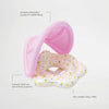 Sunnylife Lilac Color Inflatable Baby Float With Canopy Mima The Fairy Lemon