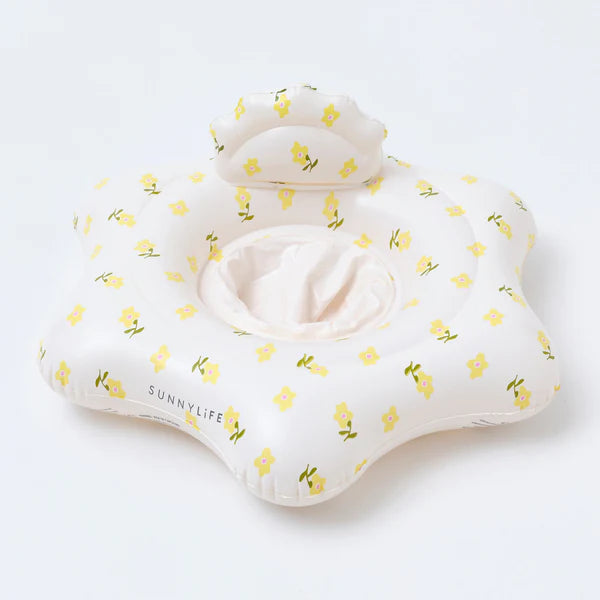 Sunnylife Floral Print Inflatable Baby Seat Mima The Fairy Rose