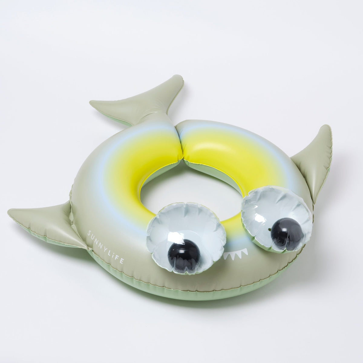 SUNNYLIFE Kiddy Pool Ring Shark Tribe - Khaki