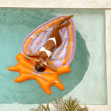 SUNNYLIFE Luxe Lie-On Float Strawberry Pink Berry