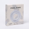 SUNNYLIFE Transparent Inflatable Pool Ring Glitter