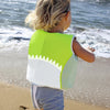 Sunnylife Neon Color Swim Vest 3-6 Shark Tribe Blue Neon Citrus
