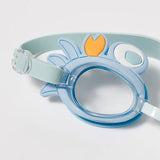 SUNNYLIFE Blue Color Mini Swim Goggles For Kids Sonny The Sea Creature