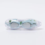 Sunnylife Blue Color Mini Swim Goggles For Kids Shark Tribe Khaki