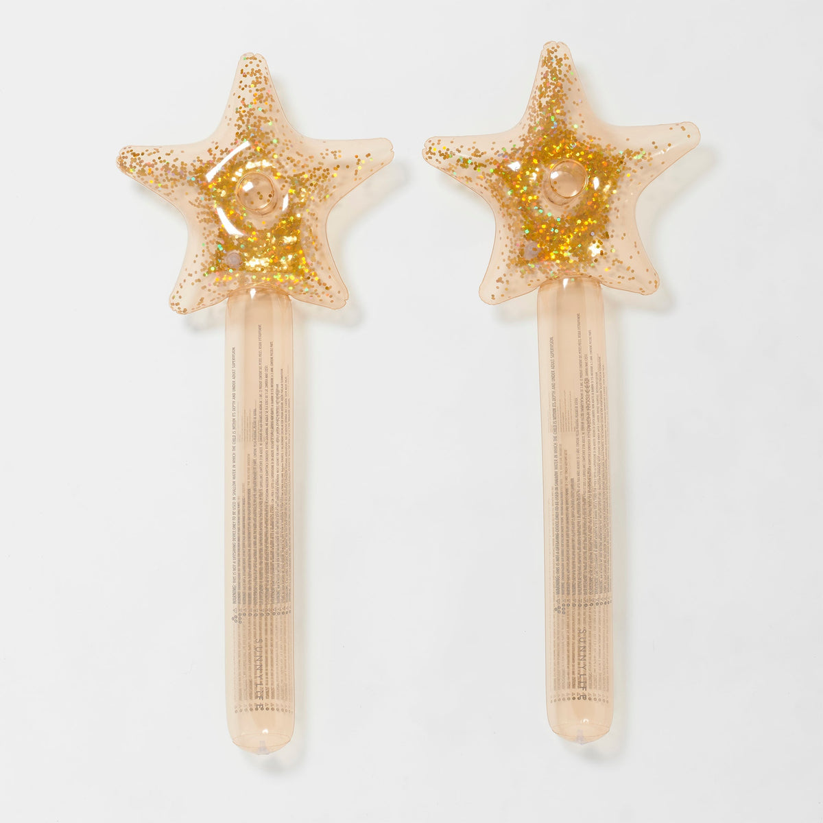 SUNNYLIFE Kids Inflatable Star Wand Princess Swan - Gold