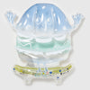 SUNNYLIFE Kids Lie-On Float Burger Boy The Sea Kids Blue-Lime