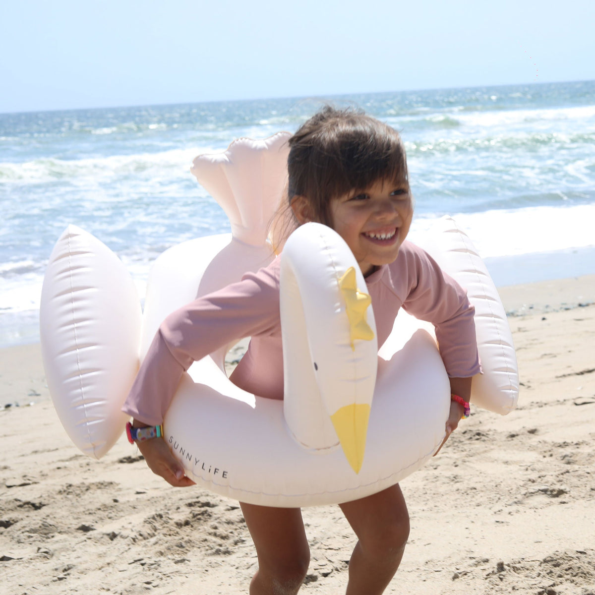 SUNNYLIFE Kids Pool Ring Princess Swan - Multi