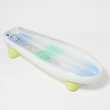 SUNNYLIFE Kids Skateboard Float The Sea Kids Blue-Lime