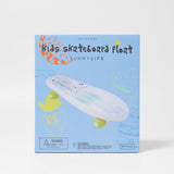 SUNNYLIFE Kids Skateboard Float The Sea Kids Blue-Lime