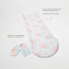 SUNNYLIFE Slip, Slide and Body Board Set Tie Dye Multi